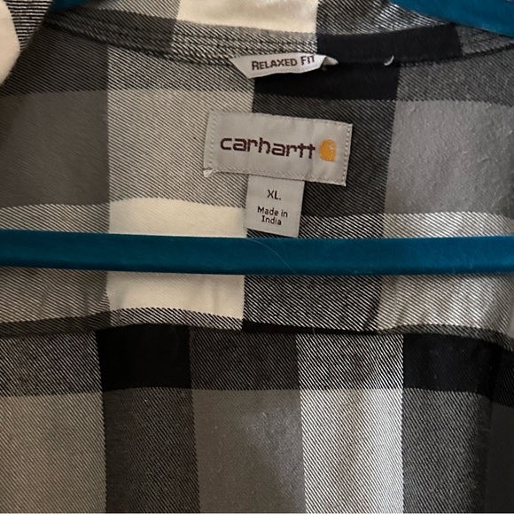 Men’s Carhartt Relaxed Fit Flannel - Picture 3 of 4